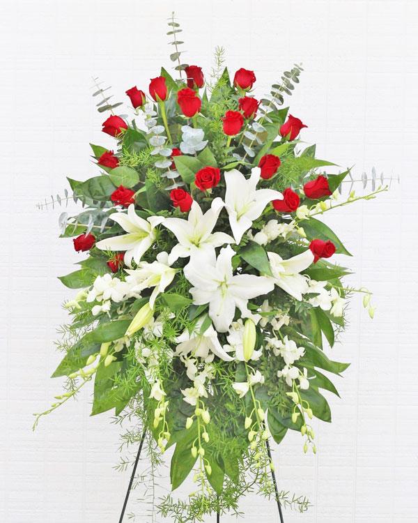 HEART-FELT REMEMBRANCE STANDING SPRAY - Flower Story
