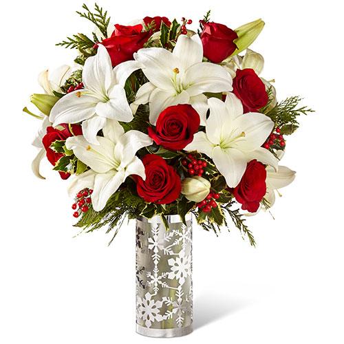 Elegant Snowflake Bouquet - Flower Story