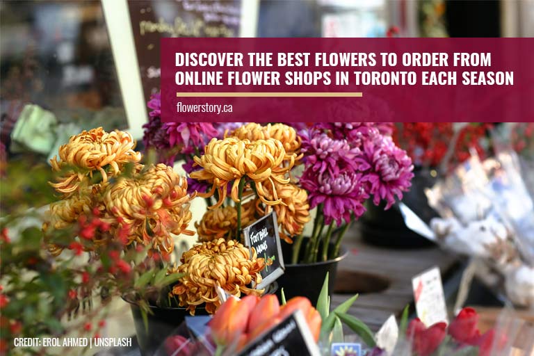 Discover the Best Flowers to Order from Online Flower Shops in Toronto Each Season