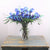 Blue Paradise Bouquet (1 Doz Blue Roses With Blue Orchids ) - Flower Story