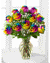 Valentine Rainbow Dream Bouquet WITH Baby's breath - Flower Story