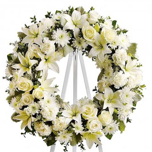 LOVE and SERENITY WREATH - Flower Story