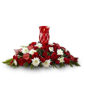 Christmas Glow Centerpiece - Flower Story