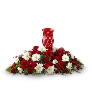 Christmas Glow Centerpiece - Flower Story