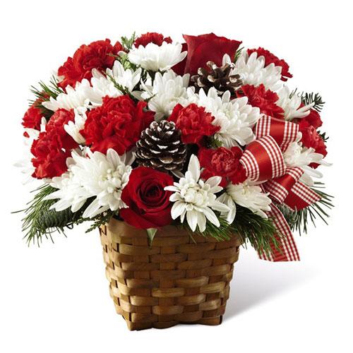 Holiday Happiness Basket - Flower Story