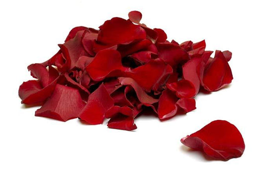 Fresh rose petals ideal for weddings and romantic occasions.